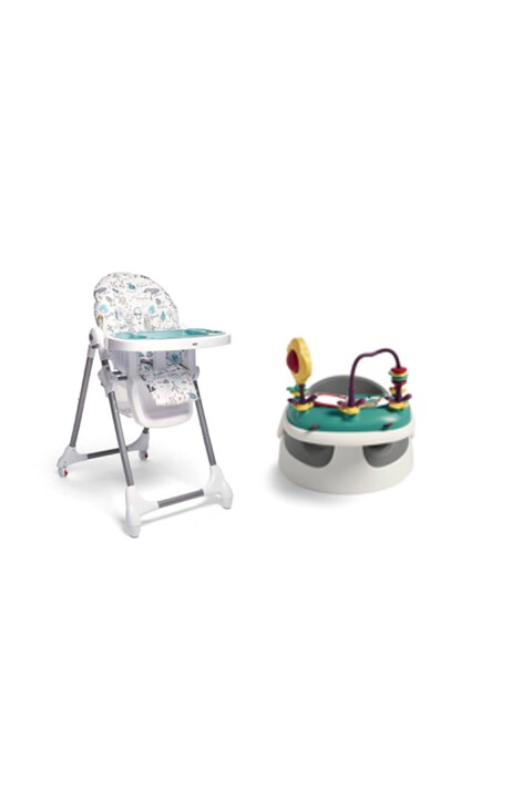 Baby Snug Grey with Snax Highchair Happy Planet image number 1